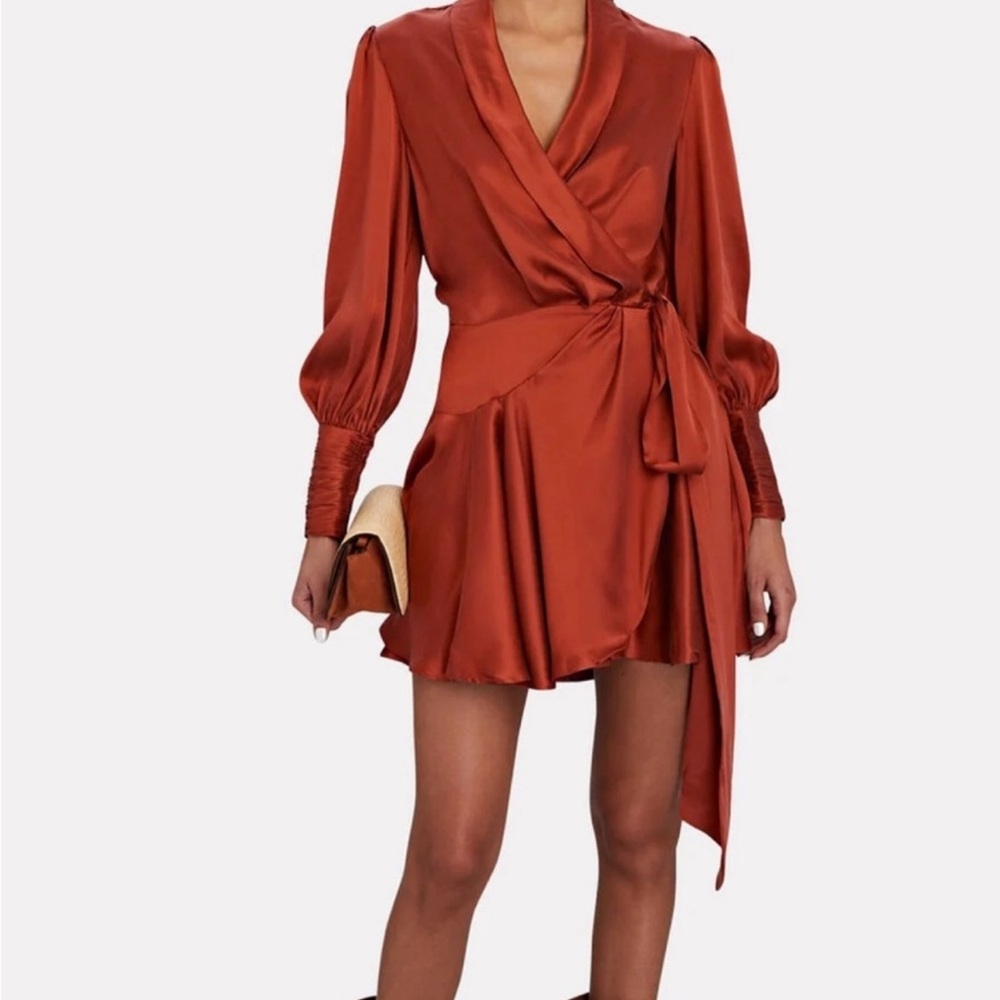 Zimmermann Silk Wrap Dress